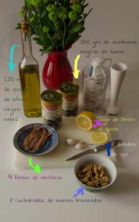 Mi receta de Tapenade !!